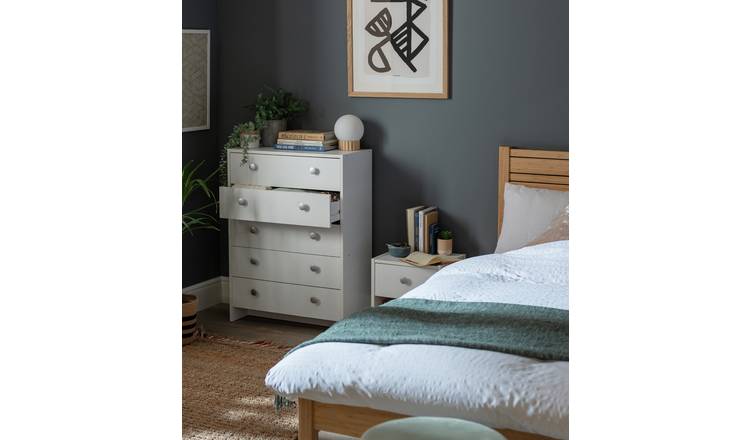 Argos Home Seville 5 Drawer Chest - White