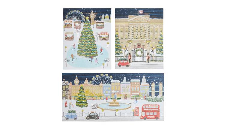  Home Comic Relief Pack 20 London Scene Christmas Cards