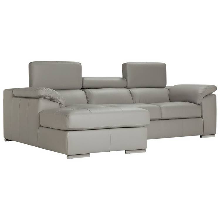 Argos Home Valencia Left Hand Corner Chaise Sofa - Grey 0