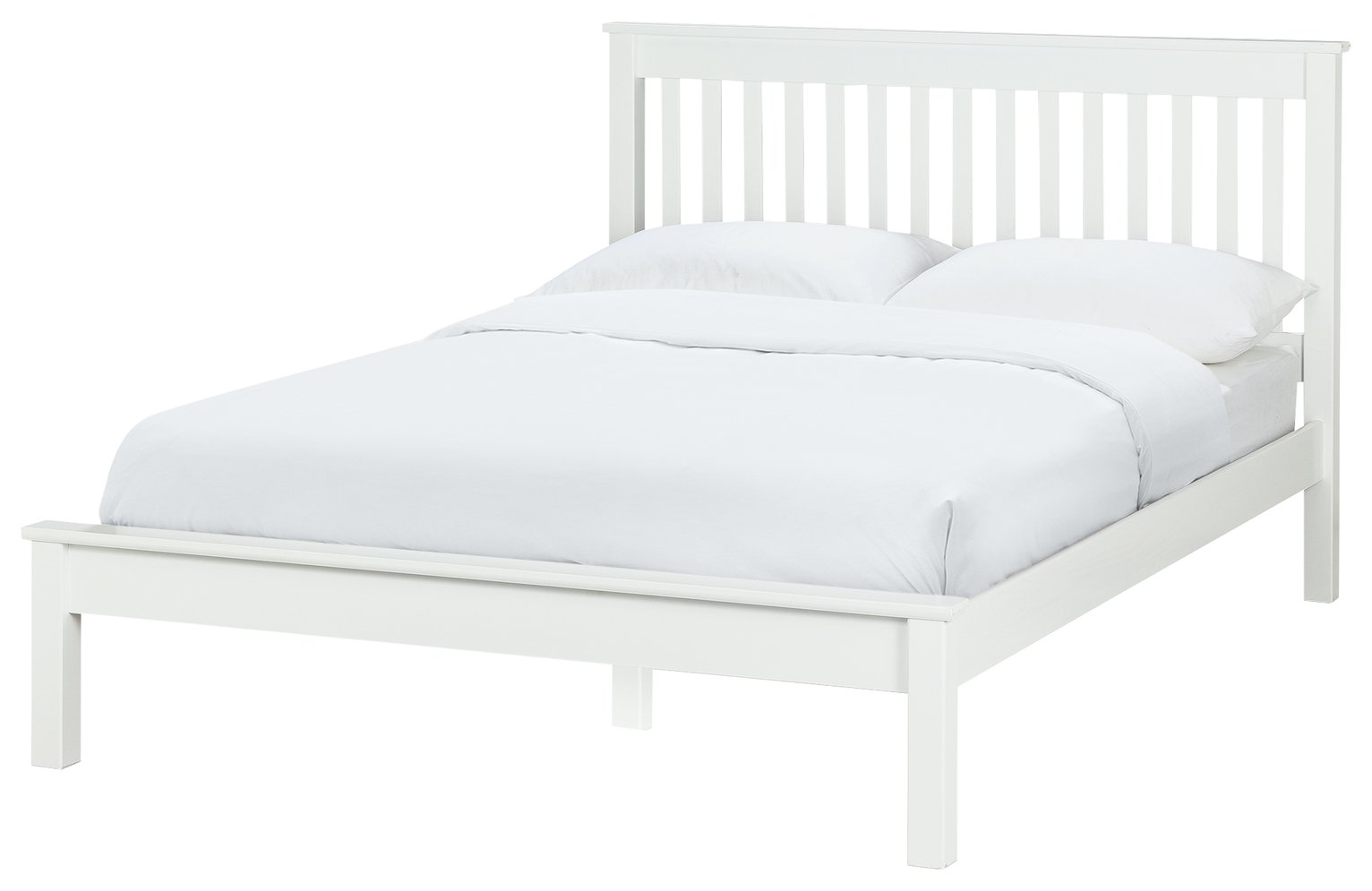 Habitat Aspley Small Double Wooden Bed Frame - White