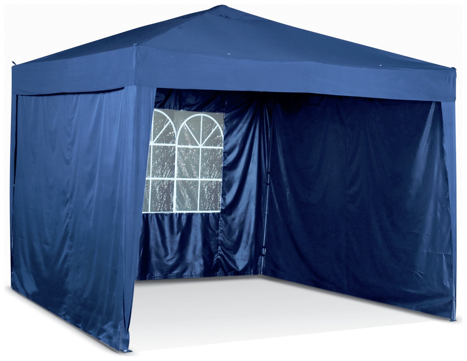 Argos Home 3x3m PopUp Garden Gazebo with Side Panels Blue Reviews