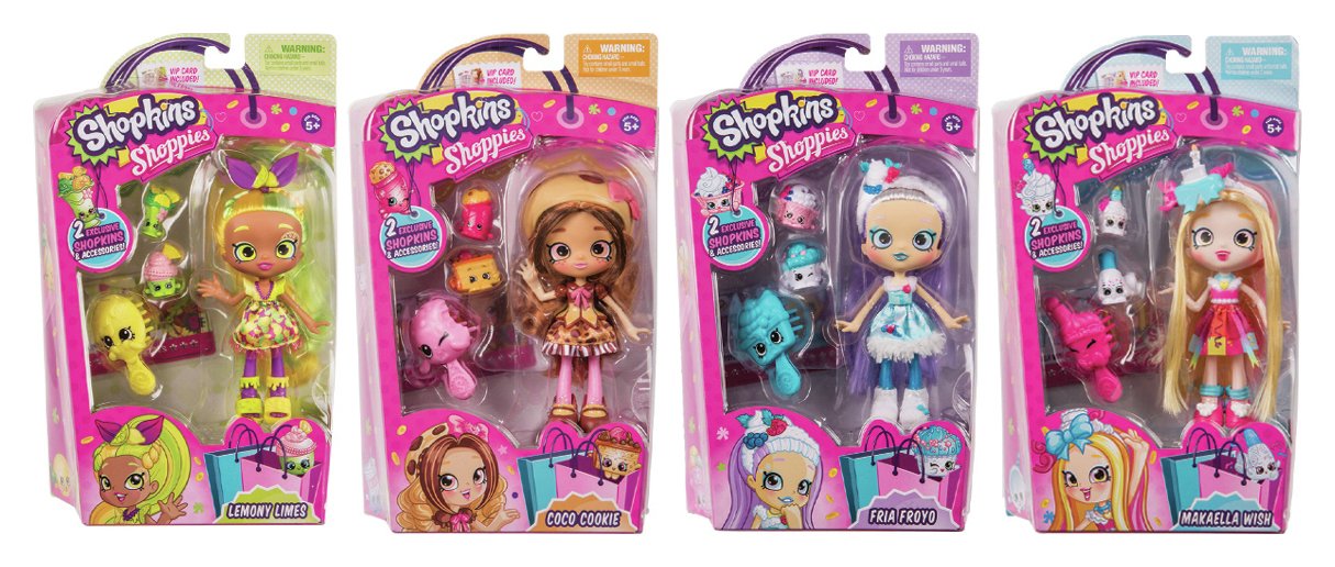 Shopkins 'Shoppies' Dolls 4 Assortment - Series 9