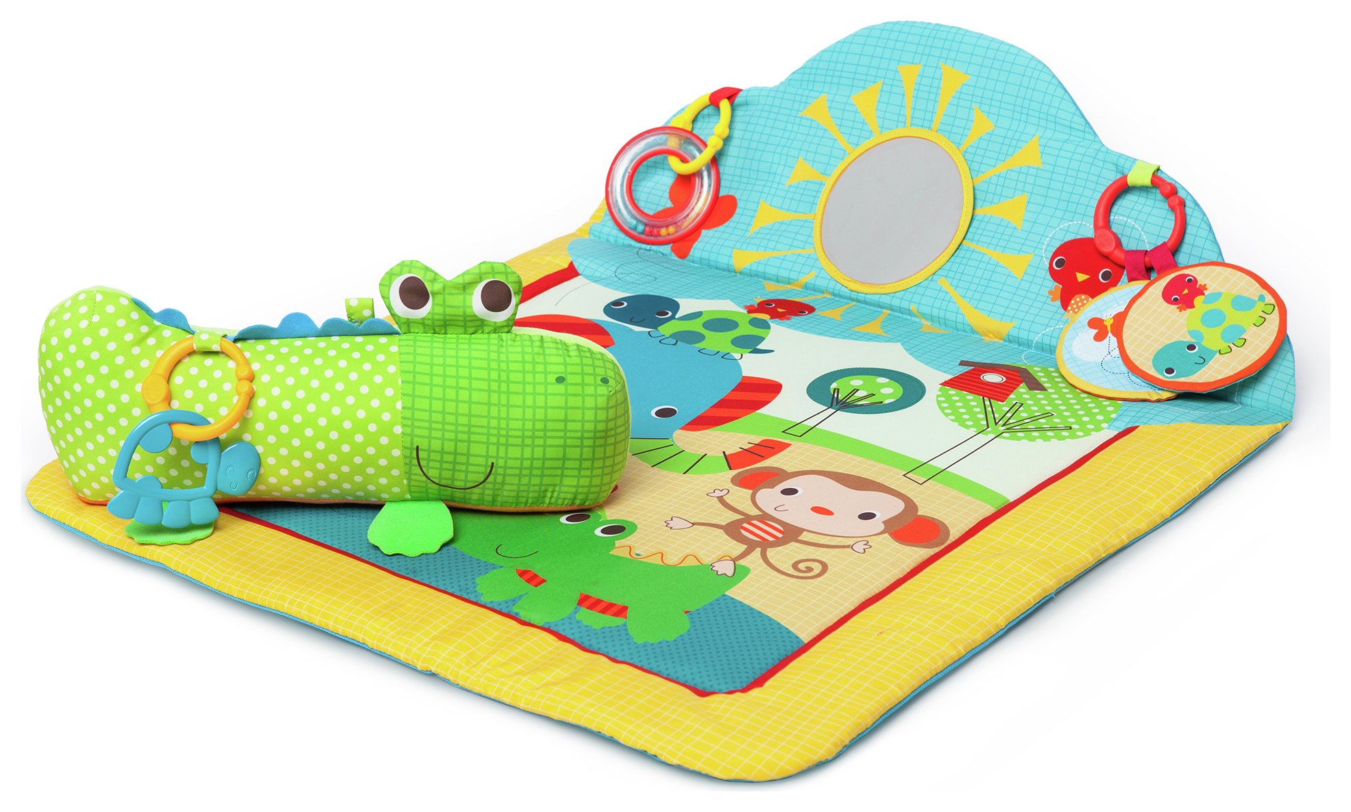 Bright Starts Cuddly Crocodile Play Mat