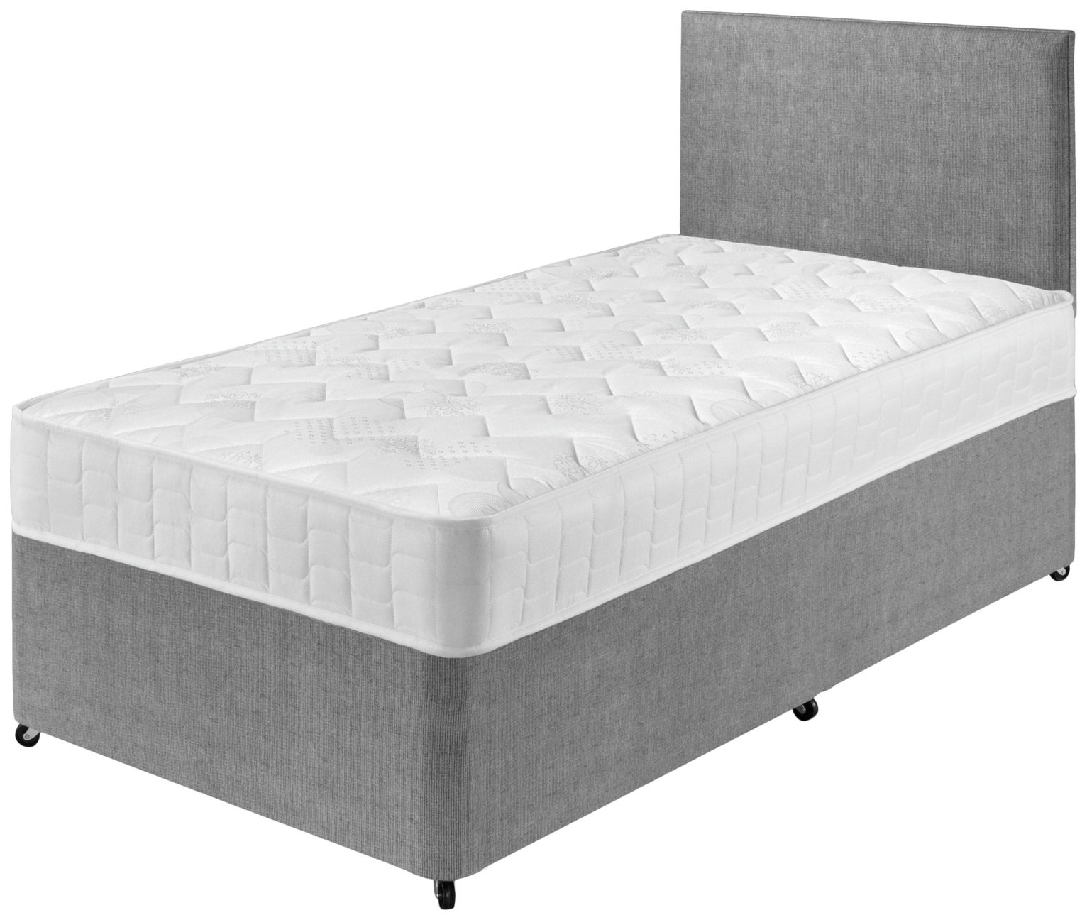 Argos Home Elmdon Deep Ortho Single Divan Bed - Grey