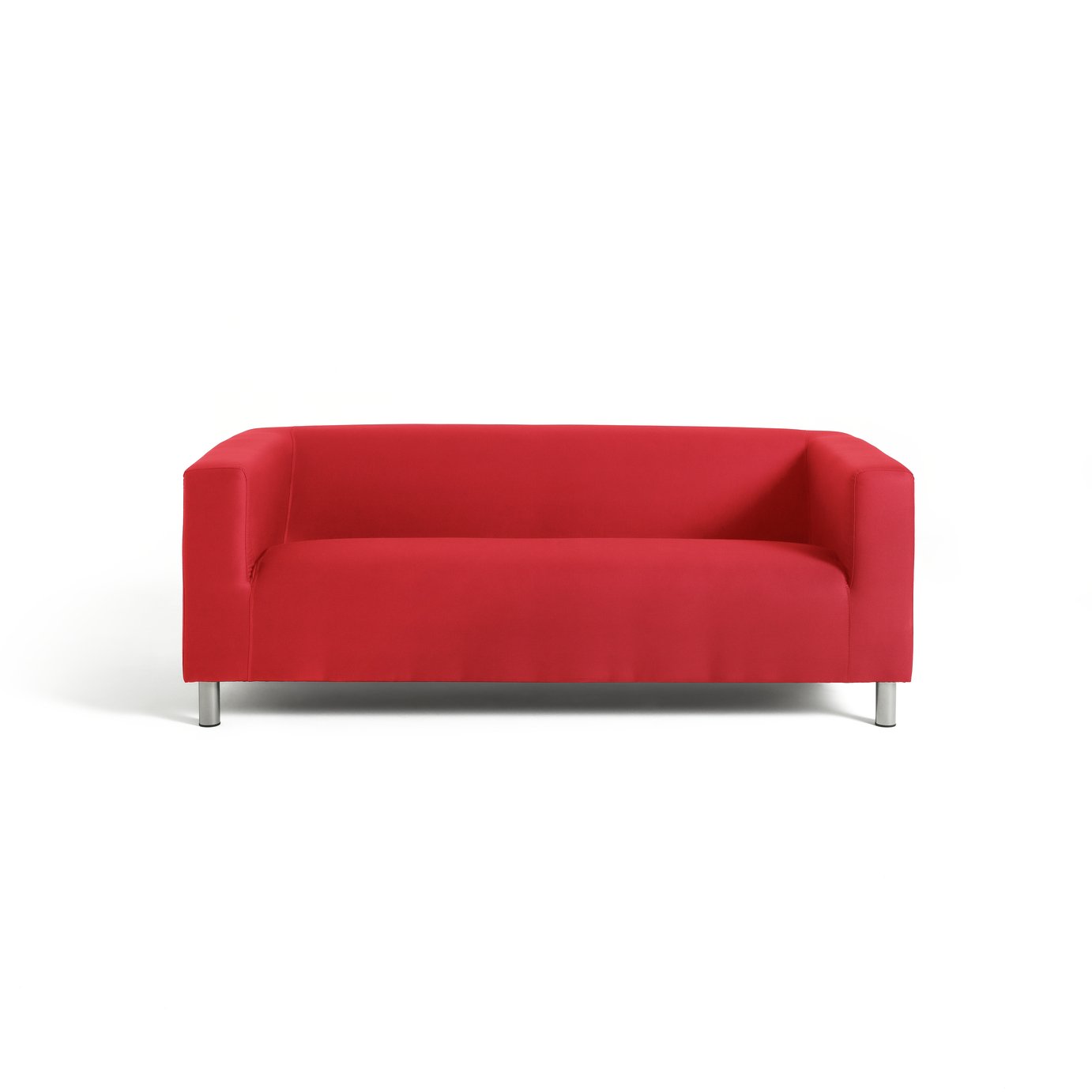 Argos Home Moda 3 Seater Fabric Sofa - Red