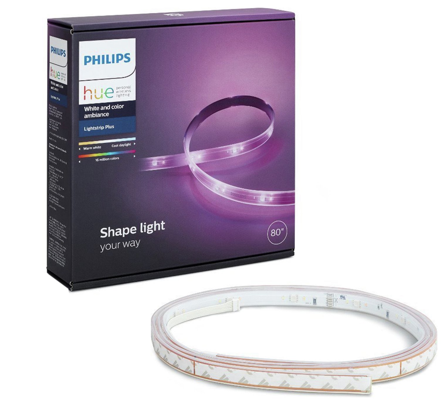 Philips Hue 20W LED Lightstrip Plus 2m  Light Strips Kit