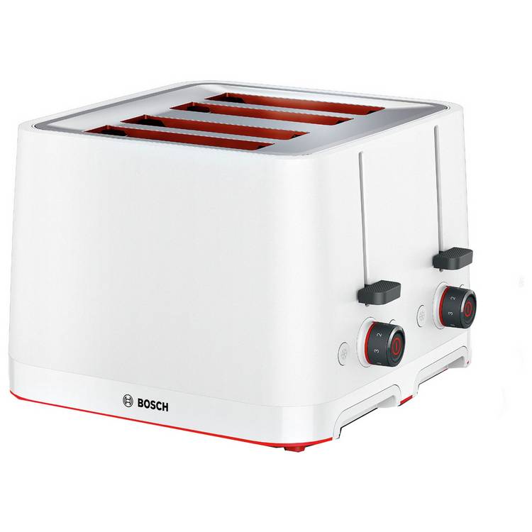 Bosch TAT3M141Gb MyMoment 4 Slice Toaster - White 0