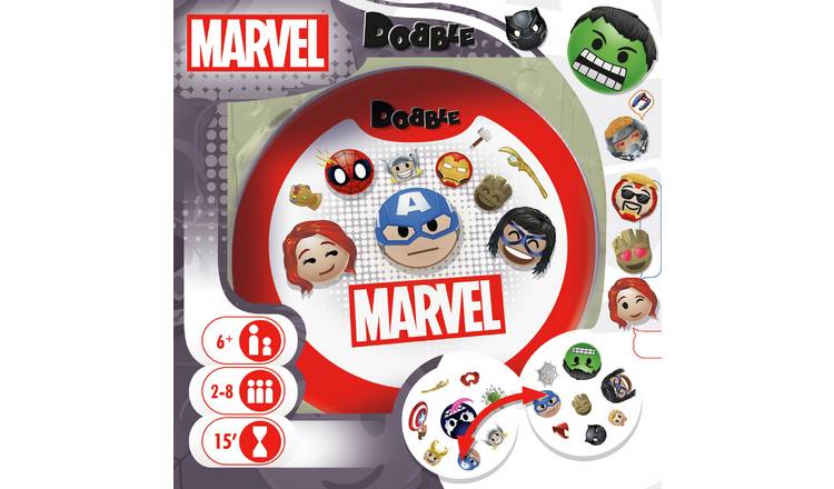 Buy Dobble Marvel Emoji Card Game | Trading cards and card games | Argos