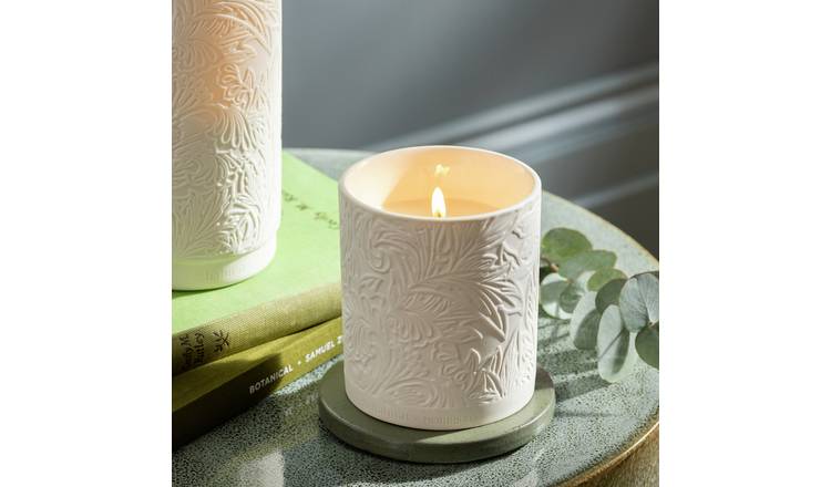 Habitat x Morris & Co. Willow & Cedarwood Ceramic Candle