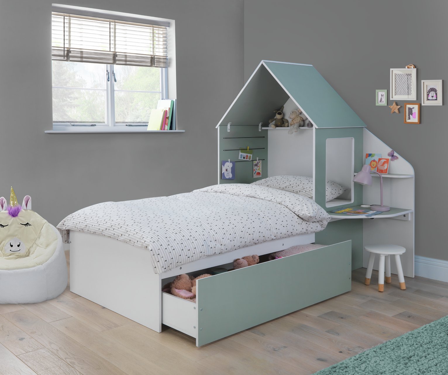 Kids single hotsell bed argos