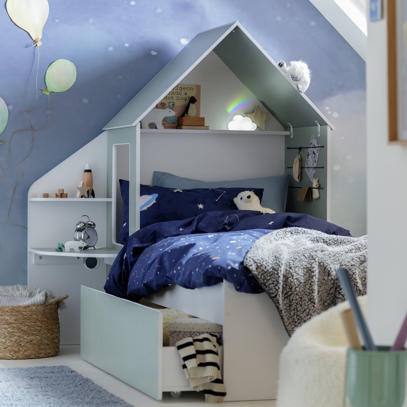 kids single cabin bed