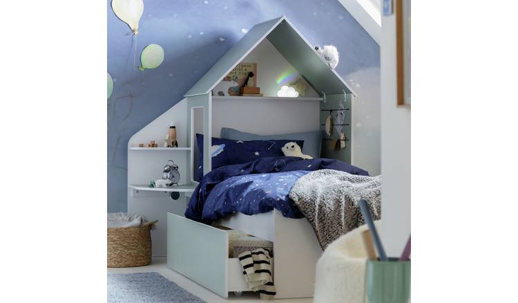Argos Home Boutique House Single Cabin Bed & Kids Mattress 0