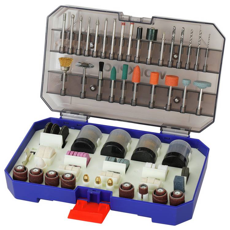 WORKPRO 222 Pieces Rotary Tool Accessories Set 0