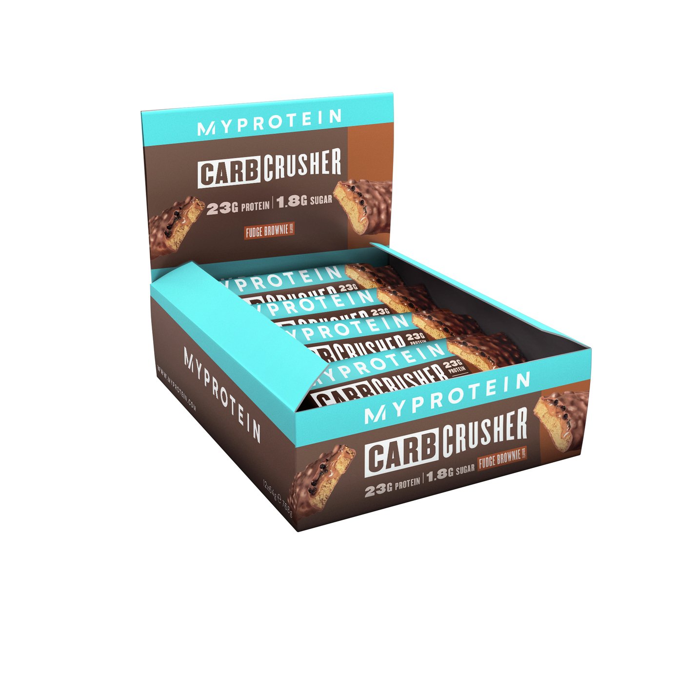 Myprotein Carb Crusher Fudge Brownie Snack Bars x12 Review