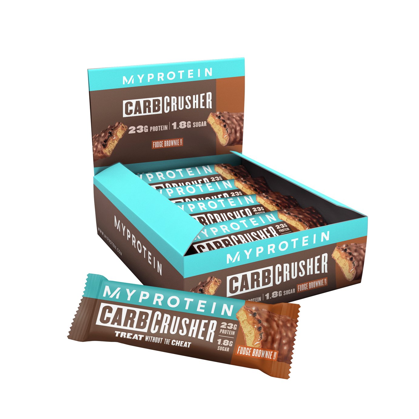 Myprotein Carb Crusher Fudge Brownie Snack Bars x12 Review