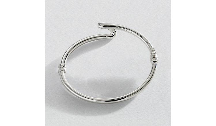 Argos silver sales baby bangle