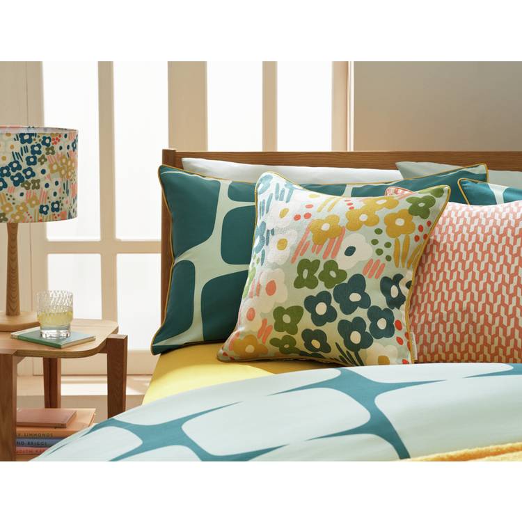 Habitat x Scion Spring Meadow Cushion -Multicolored -43x43cm 0