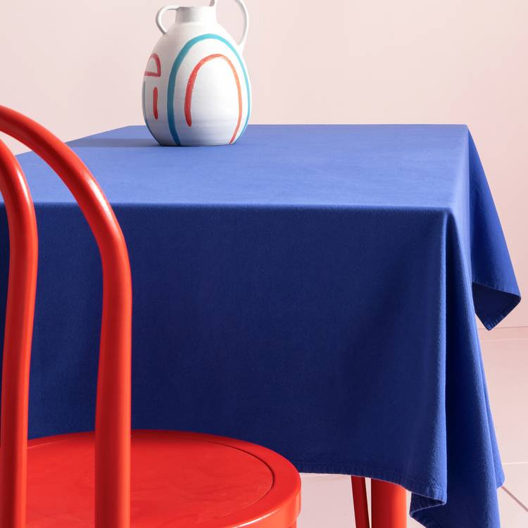 Habitat 60 Maubec Tablecloth - Blue 0