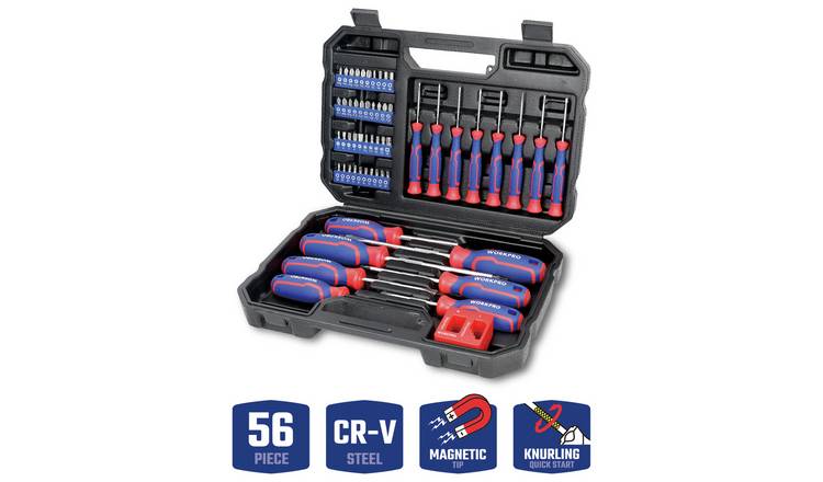 WORKPRO 56 Piece Screwdriver Set 