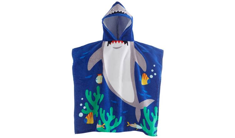 Catherine Lansfield Shark Kids Beach Towel