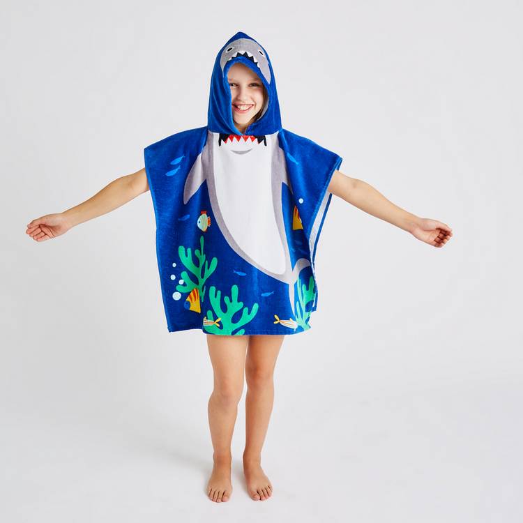 Catherine Lansfield Shark Kids Beach Towel 0