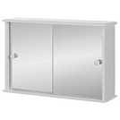 Buy Argos Home Sliding Door Cabinet - White | Bathroom wall cabinets ...
