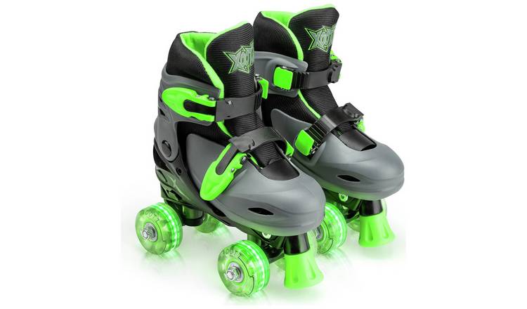 Xootz LED Quad Skates - Green