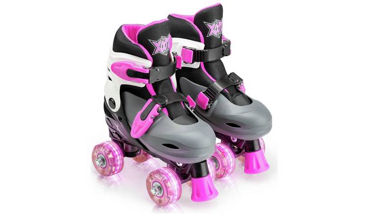 Xootz LED Quad Skates - Pink