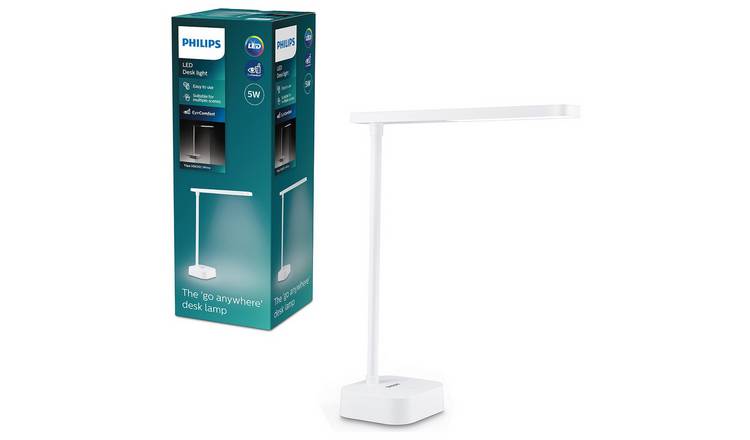 Philips Tilpa LED Portable Touch Desk Lamp - White