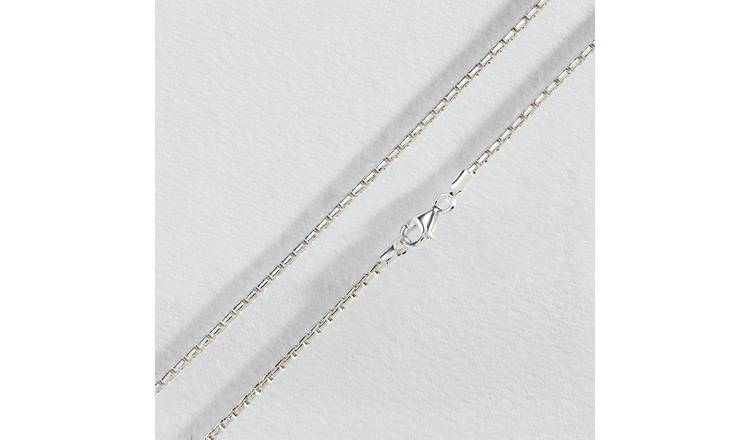 Sterling silver box on sale chain