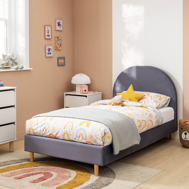 Habitat Olivia Single Bed Frame - Grey 0