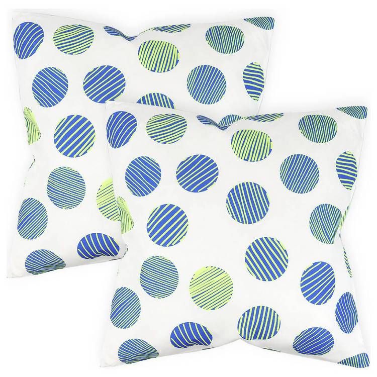 Streetwize Polka Dot Outdoor Cushions - Pack of 4 0