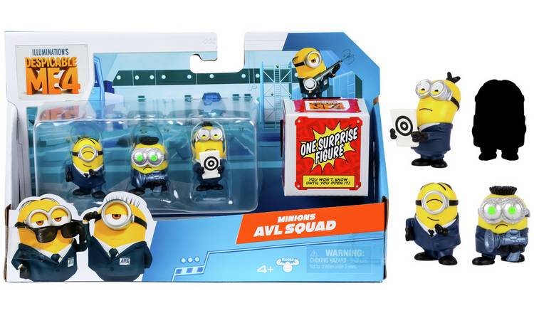 Buy Despicable Me 4 Minions AVL 4 Figure Pack | Playsets and figures ...