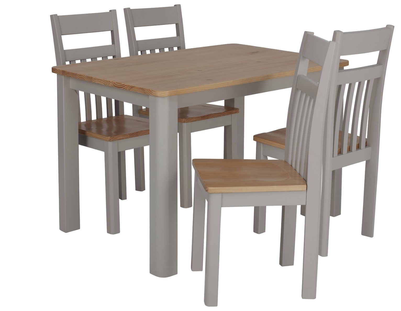 Argos Home Bournemouth Solid Wood Table & 4 Two Tone Chairs Review