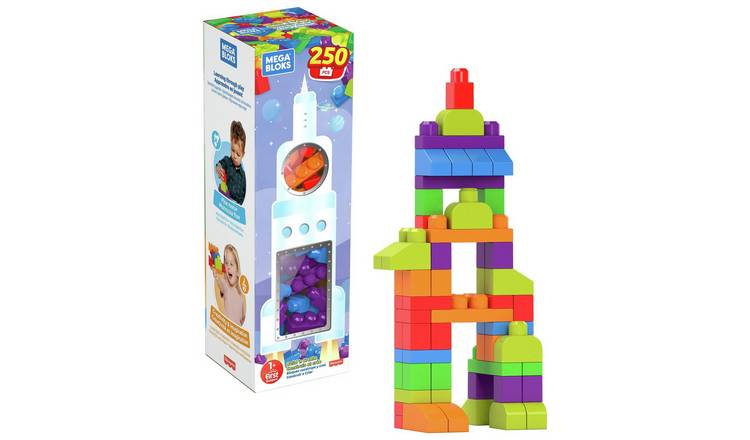 Buy Mega Bloks Build 'n Create Tube (250 Pieces), Early learning toys