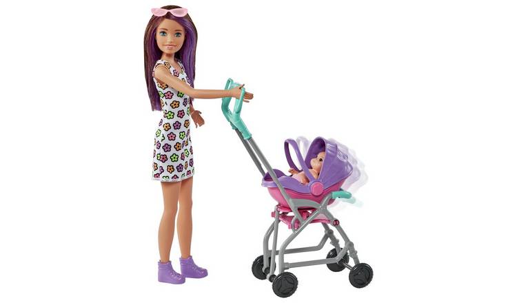 Barbie skipper babysitters best sale doll and stroller playset