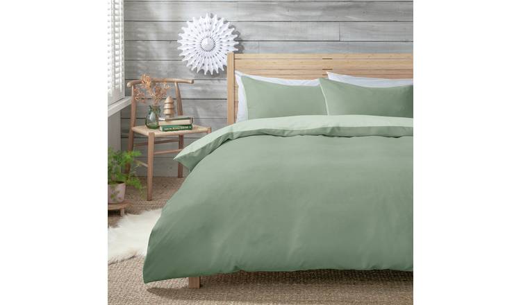 Habitat Cord Light Green Bedding Set - King size