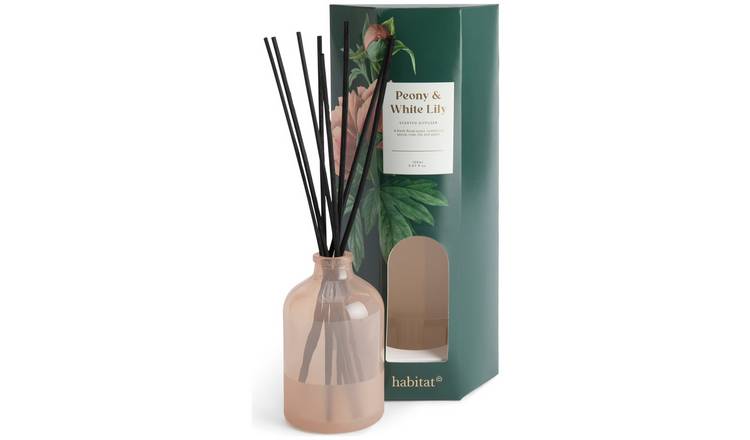 Habitat 150ml Scented Diffuser - Peony & White Lily