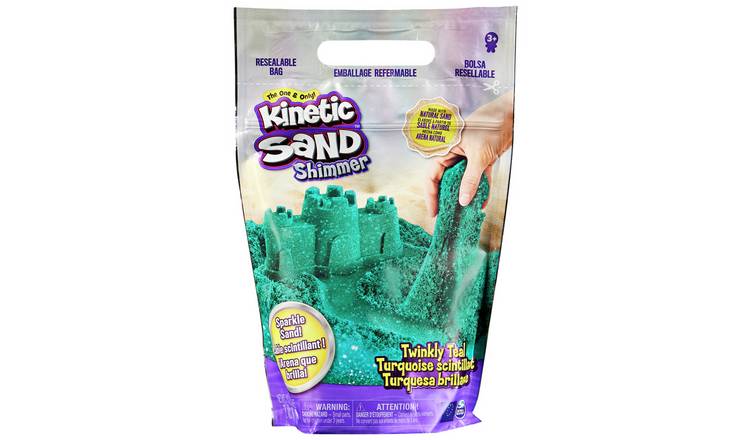 Kinetic Sand Shimmer Twinkly Teal 907g Bag