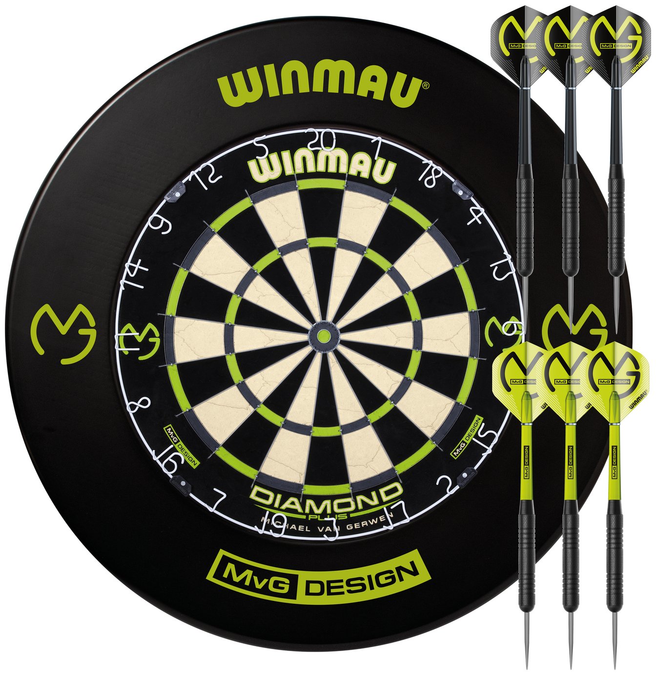 Winmau Michael van Gerwen Dartboard, Surround and Darts Set Review