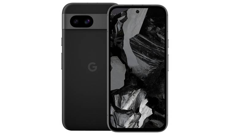 SIM Free Google Pixel 8a 5G 256GB AI Mobile Phone - Obsidian