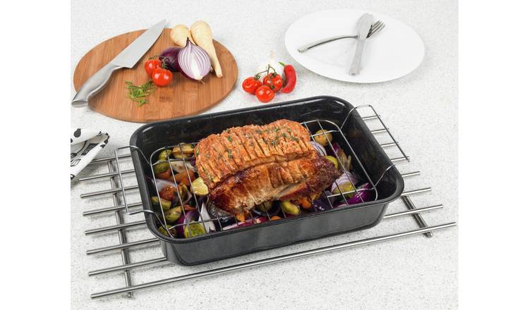 Meat rack for roasting pan sale