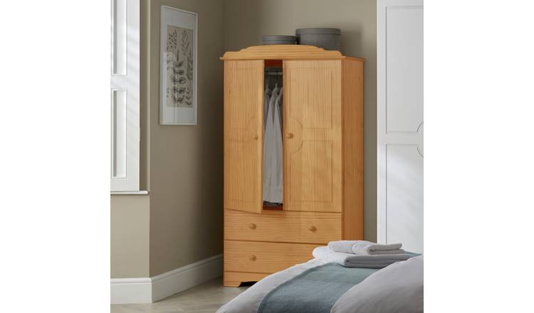 Buy Argos Home Nordic 2 Door 2 Drawer Wardrobe Pine Wardrobes Argos