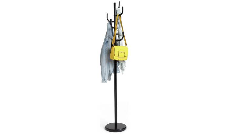 Buy Habitat Steel Coat Stand Black Umbrella stands and coat racks Habitat