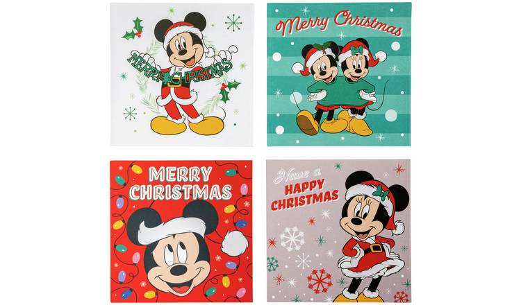 Disney Pack of 30 Mickey and Minnie Mouse Christmas Cards