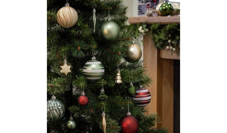 Argos Home Pack of 49 Classic Christmas Baubles