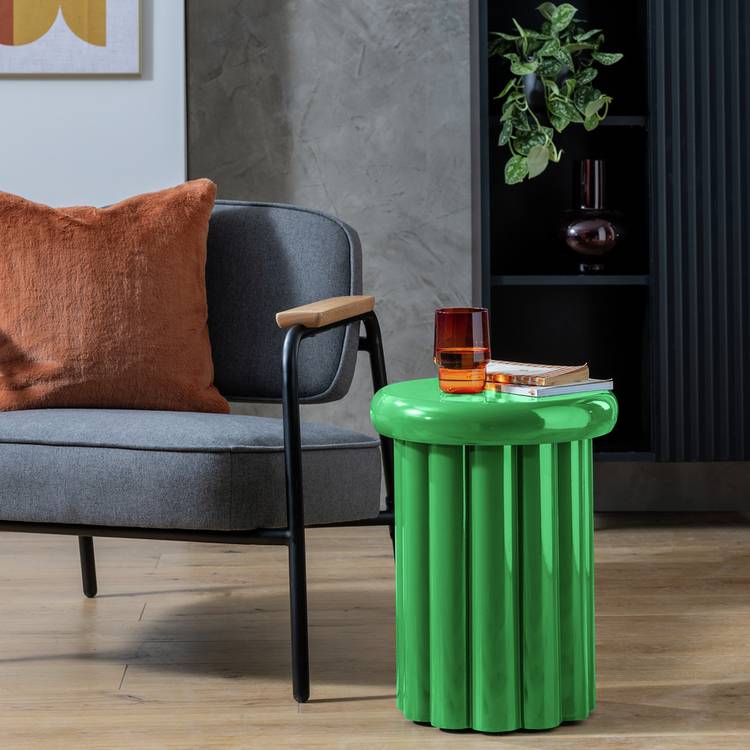 Habitat Studio Side Table - Dark Green  0