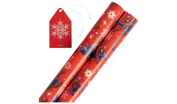 Marvel Spiderman 2 Piece Wrapping Paper Set