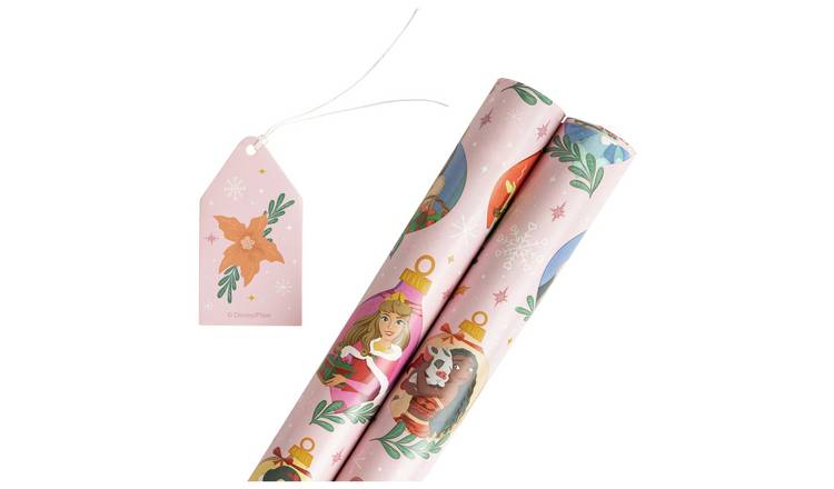 Disney Princess 2 Piece Wrapping Paper Set