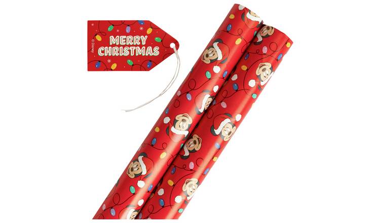 Disney Micky Mouse 2 Piece Wrapping Paper Set